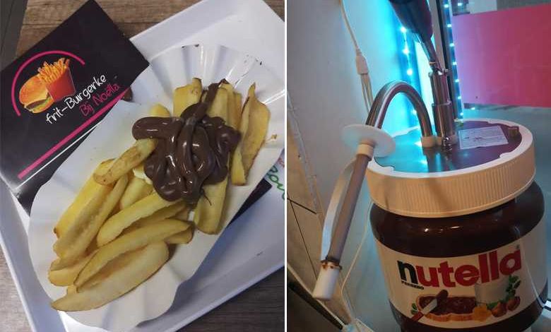 Belgique : une commerçante de Lanaken propose des frites au Nutella !