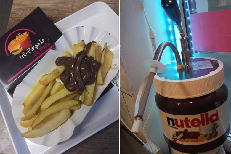 Belgique : une commerçante de Lanaken propose des frites au Nutella !