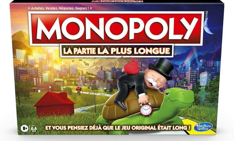 Hasbro dévoile un Monopoly à double plateau "La Partie La Plus Longue"