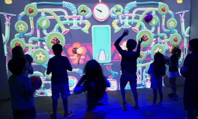 Neo-One, un mur de jeux géant et interactif qui combine nouvelles technologies et activités physiques