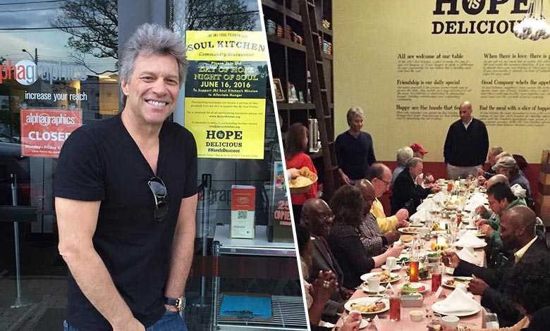 Etats-Unis : le chanteur Bon Jovi ouvre deux restaurants participatifs, gratuits pour les plus démunis