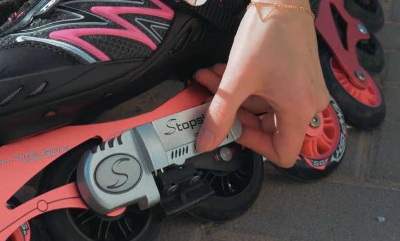 StopSkate : un système de freinage radiocommandé pour rollers qui permet un arrêt quasi instantané