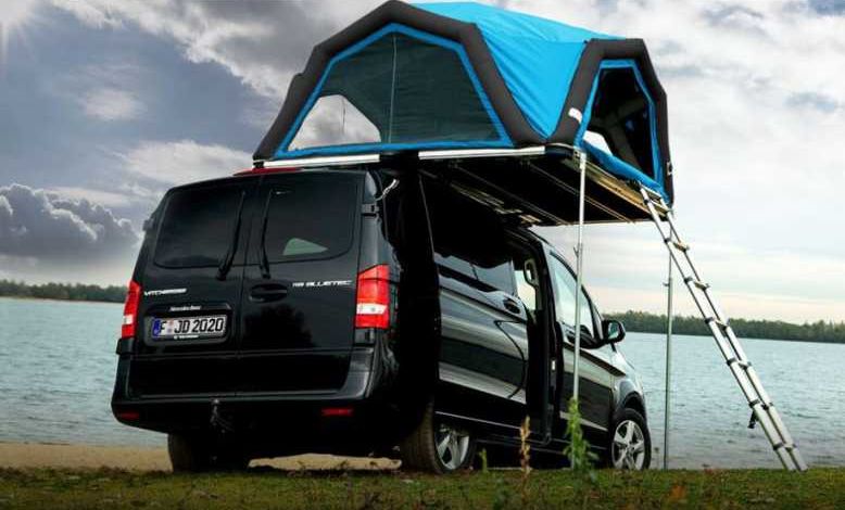 Fjordsen XL, la tente gonflable qui s'adapte à tous les véhicules pour dormir où bon vous semble