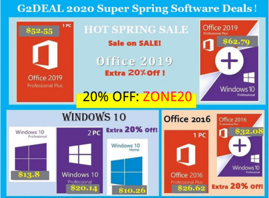 Vente de printemps : Windows 7 est terminée ! Mise à niveau vers Windows 10 pour 13,42€