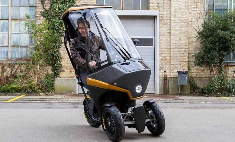 BICAR, un sympathique scooter électrique trois roues aux allures de micro-voiture