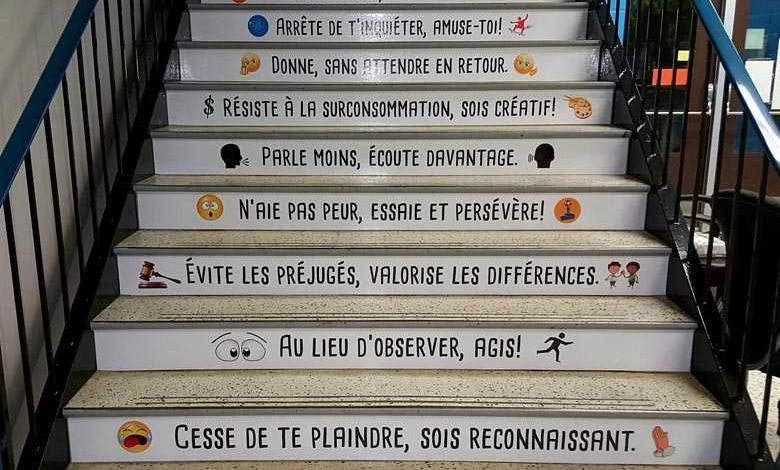 École catholique Saint-Louis · 21 janvier 2017 · Belle idée de Mme Geneviève