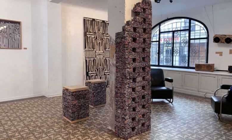 FabBRICK, un étonnant matériau de construction fait de textile recyclé