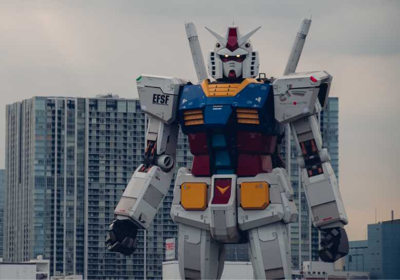 Japon : bientôt un Gundam grandeur nature dans les rues de Yokohama