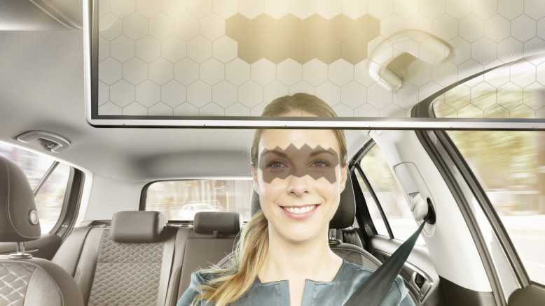 Bosch Virtual Visor, le pare-soleil intelligent et connecté