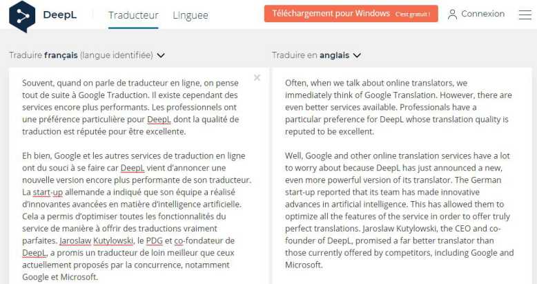 IA : une fois de plus, DeepL surpasse Google en matière de traduction