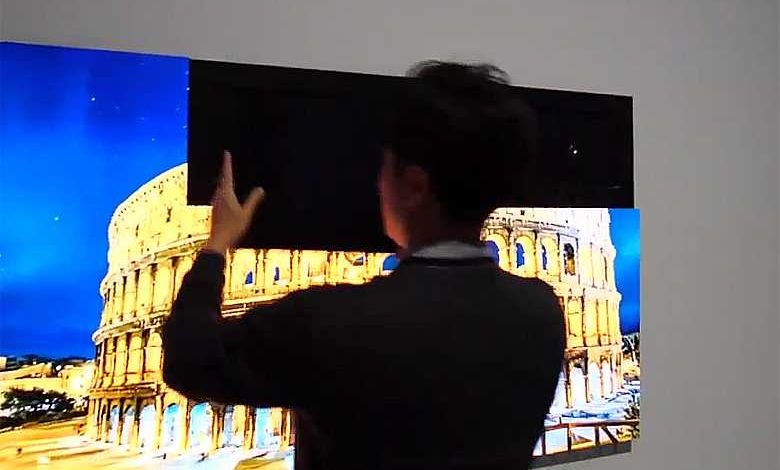 Samsung dévoile une TV modulaire dont la taille s'adapte en ajoutant des morceaux de dalles, comme des LEGO...