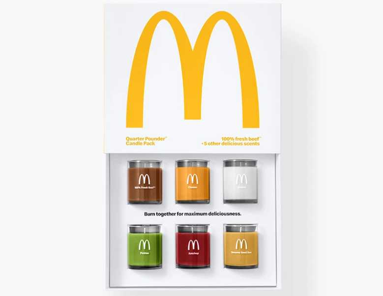 Il existe des bougies au parfum du Royal Cheese de McDonald's