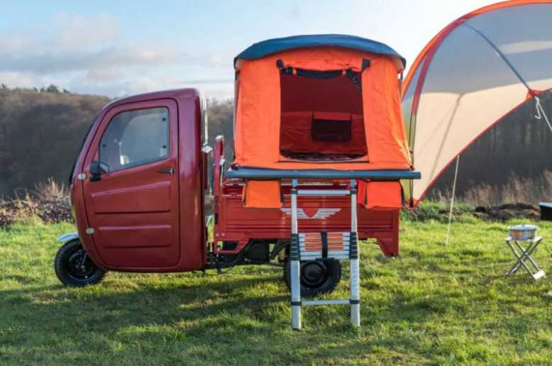 Elektrofrosch PRO Camping : un mini camping-car à trois roues à seulement 3990€