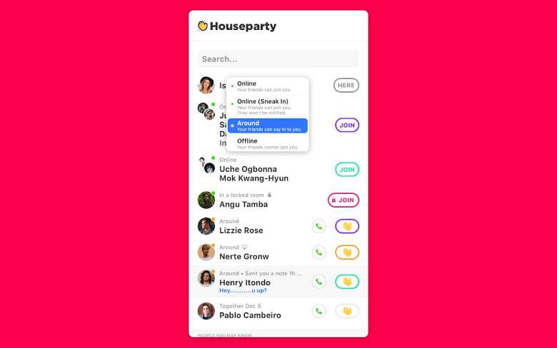 Houseparty, l'application pour les apéros entre amis sur le net qui cartonne depuis le confinement