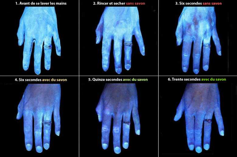 Coronavirus : se laver les mains c'est bien, pendant 30 secondes c'est mieux ! (la preuve en image)