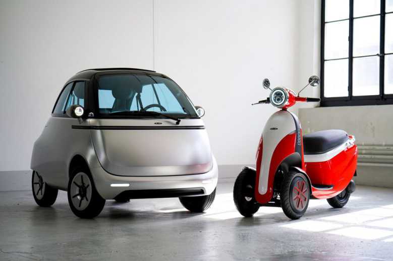 Microlino et Microletta : Micro dévoile une micro-voiture et une moto trois-roues