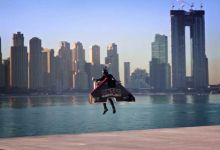 Dubaï, le français Vince Reffet réalise un record d'altitude en Jetman