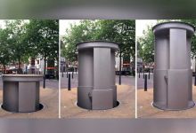 Paris teste les Pop-Up Toilet, des toilettes publiques escamotables la journée !