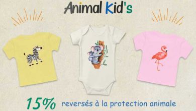 Animal kids, une marque de vêtements bio pour enfants qui reverse une partie de son chiffre d'affaire à des ONG