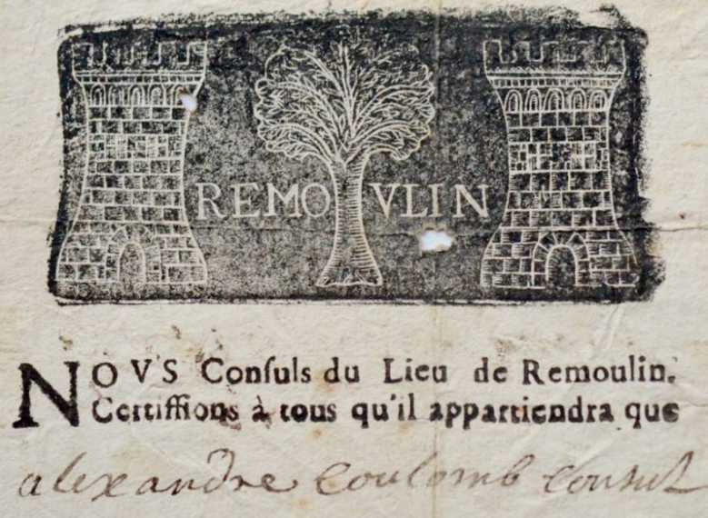 Une attestation de déplacement dérogatoire datant de la grande épidémie de Peste de 1720