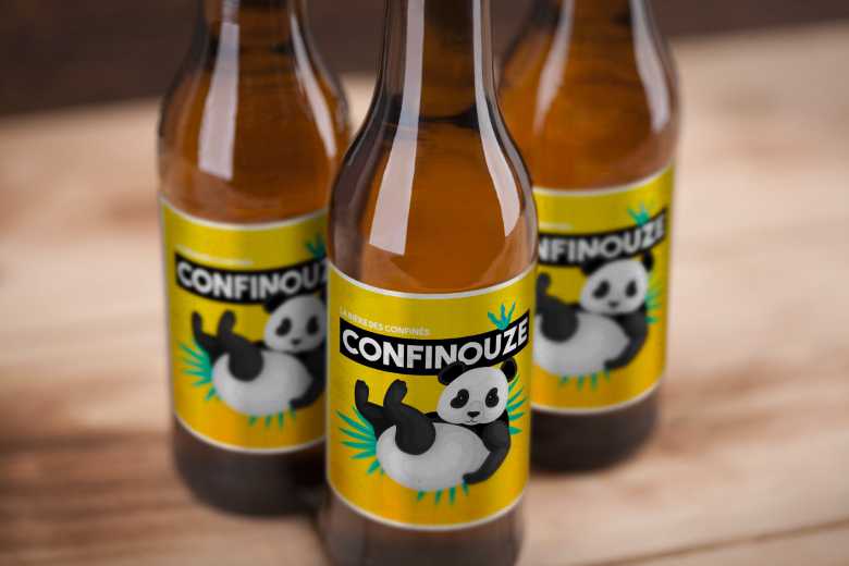 Trois lillois invente la Confinouze ! Une bière spéciale confinement faite de fruits locaux !