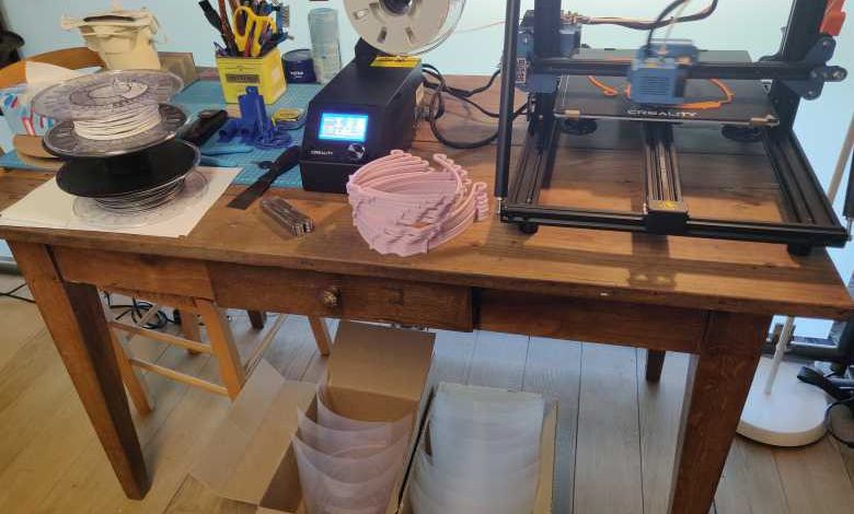 Aidez Marc Hermouet et les makers à produire encore plus de visières ou de masques grâce à votre imprimante 3D