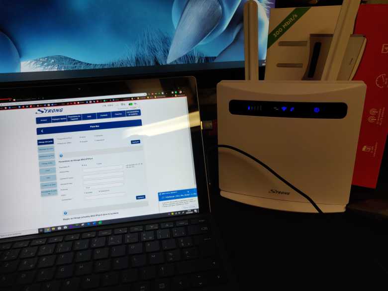 Test et prise en main du routeur Strong 4G LTE 300