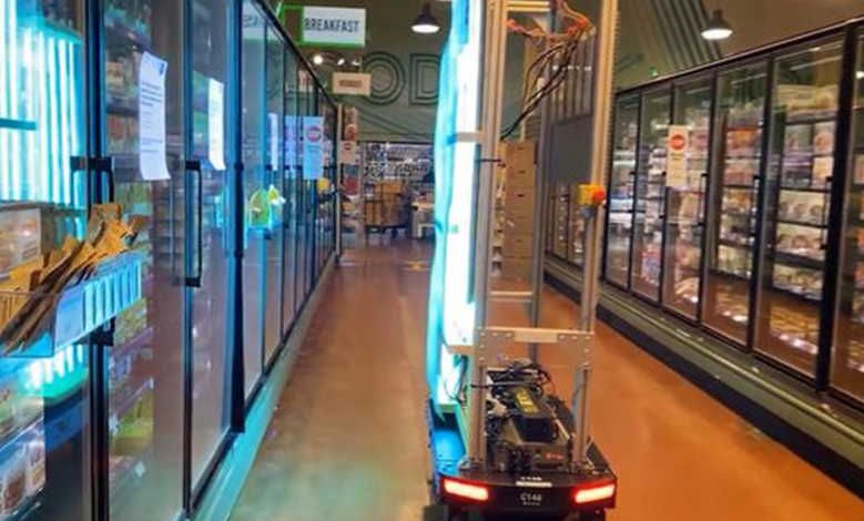 Amazon projette de désinfecter ses entrepôts à l'aide d'un robot autonome