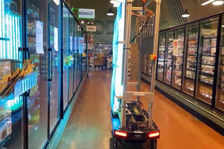Amazon projette de désinfecter ses entrepôts à l'aide d'un robot autonome