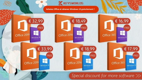Promotion Spéciale : Windows 10 offert pour l'achat d'un pack office ! #partenaire