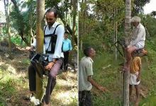 Inde : face à la pénurie de main d'oeuvre, il invente un scooter pour grimper aux cocotiers