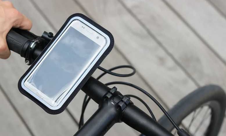 Shapeheart - Support téléphone pour guidon de vélo avec pochette magnétique  détachable