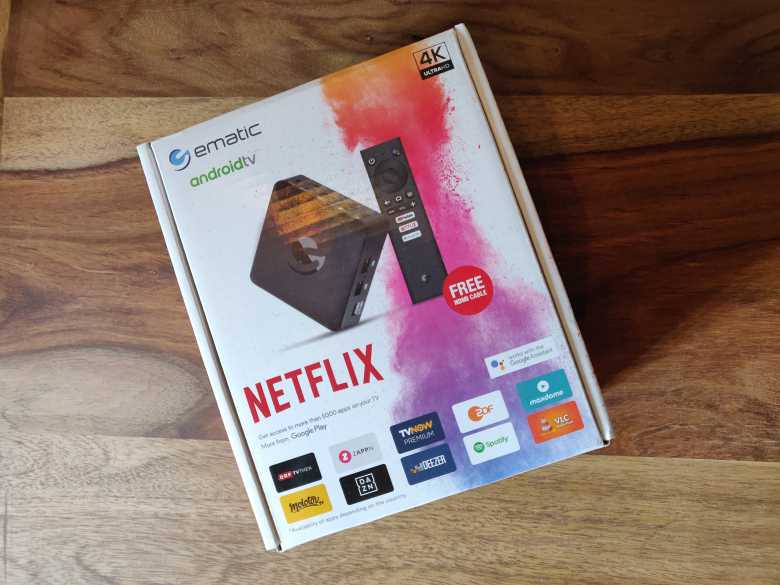 Nous avons testé la Box Android TV 9.0 Ematic UHD 4K de STRONG