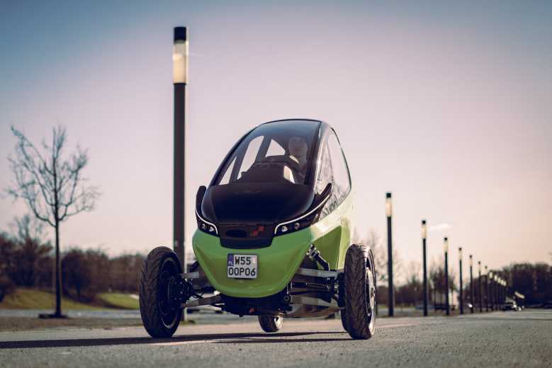 Voiture électrique : le polonais Triggo dévoile une citadine "rétractable" !