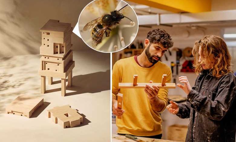 BEE HOME : IKEA met en ligne un fichier Open Source pour construire des abris pour les abeilles !