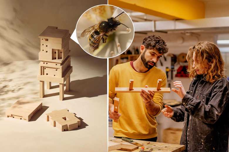 BEE HOME : IKEA met en ligne un fichier Open Source pour construire des abris pour les abeilles !