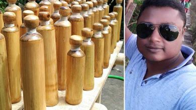 Depuis 20 ans, un artisan indien fabrique des bouteilles d'eau en bambou, pour réduire l'utilisation du plastique