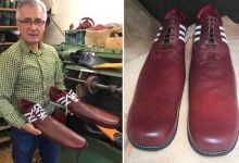 Un cordonnier roumain fabrique des chaussures de taille 75 pour faire respecter la distanciation sociale