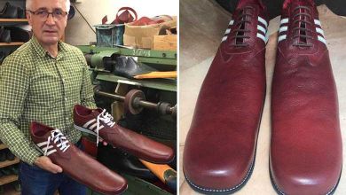 Un cordonnier roumain fabrique des chaussures de taille 75 pour faire respecter la distanciation sociale