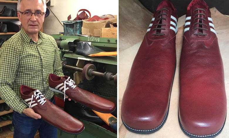 Un cordonnier roumain fabrique des chaussures de taille 75 pour faire respecter la distanciation sociale