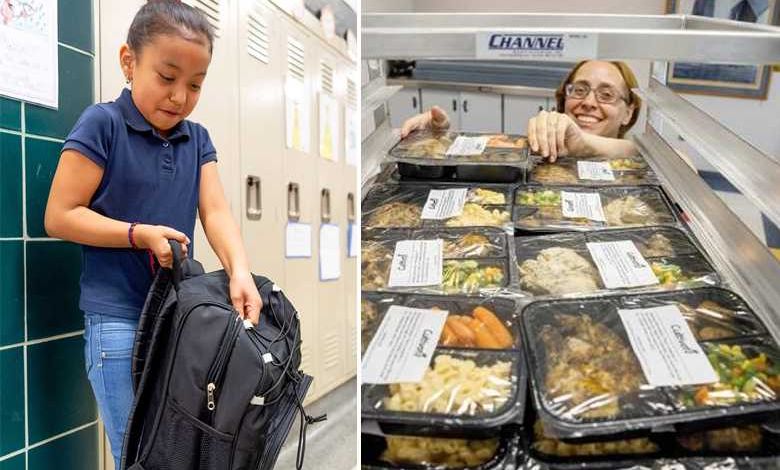 Au lieu de jeter, cette cantine scolaire reconditionne et redistribue les repas non servis aux enfants les plus démunis