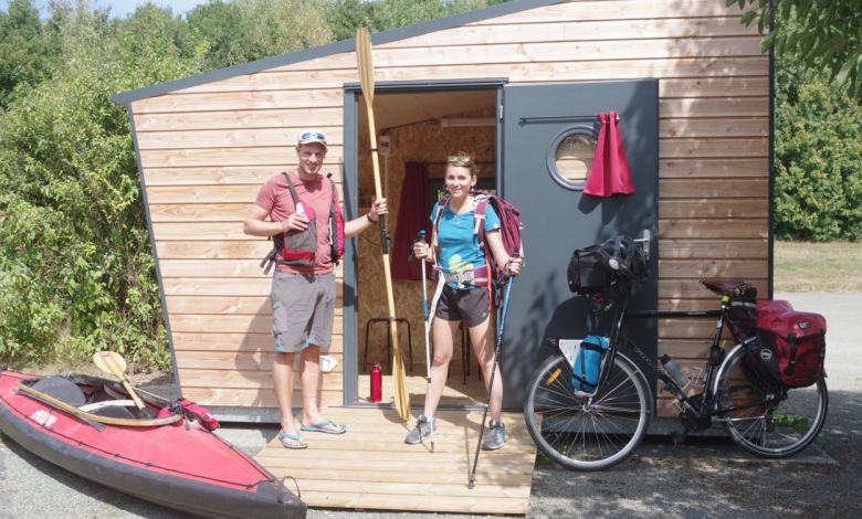 Hello Cabanes, des "tiny-house" pour les cyclistes et les randonneurs itinérants
