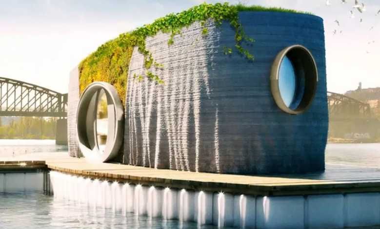 Prvok : une maison flottante écologique et autosuffisante imprimée en 3D et en seulement 48 heures