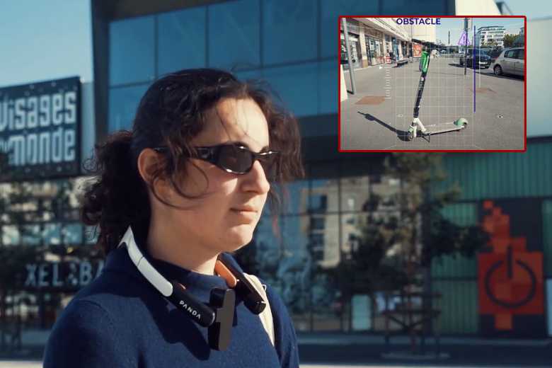 PANDA Guide, le tour de cou à réalité augmentée pour les personnes aveugles et malvoyantes