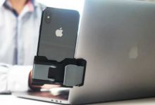 Phoneside, un ingénieux support de téléphone qui se fixe sur les écrans d'ordinateurs portables