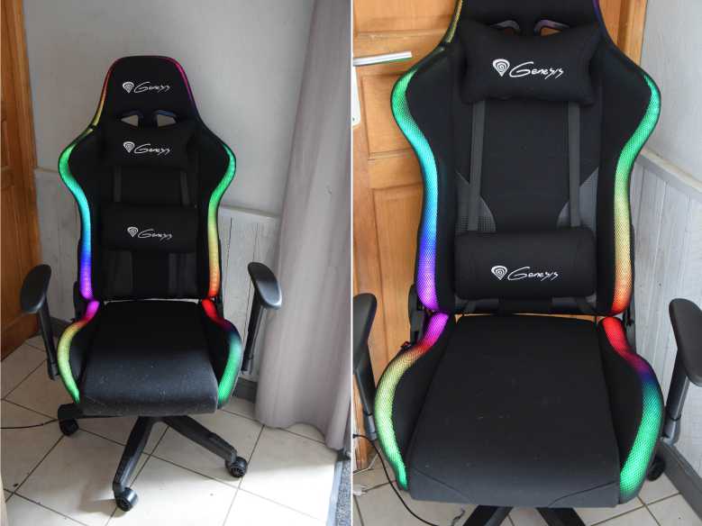 Nous avons testé la chaise Gaming Trit 600 RGB Genesis