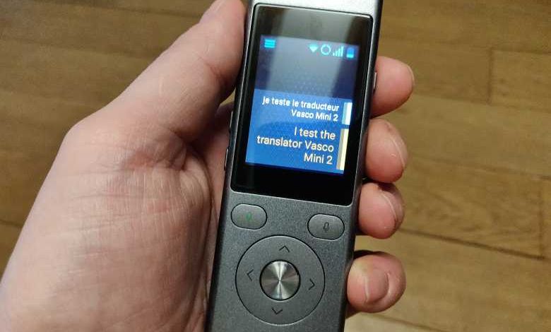 Vasco Mini 2 : prise en main du traducteur électronique portable autonome