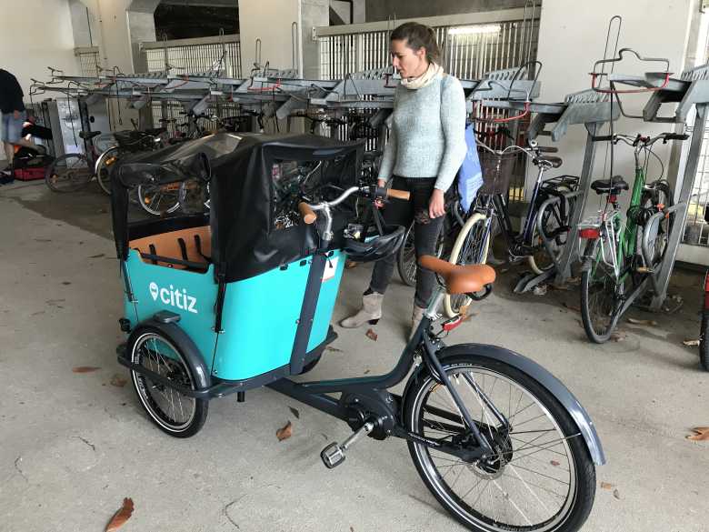 Angers lance ses premiers vélos cargos en station de partage !