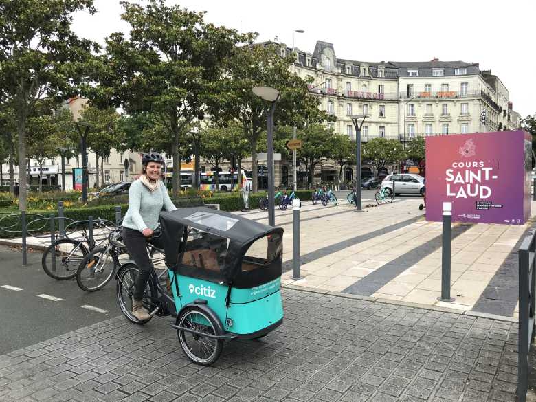 Angers lance ses premiers vélos cargos en station de partage !