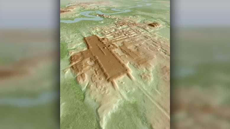 Les vestiges d’un très ancien et très vaste temple maya découverts au Mexique